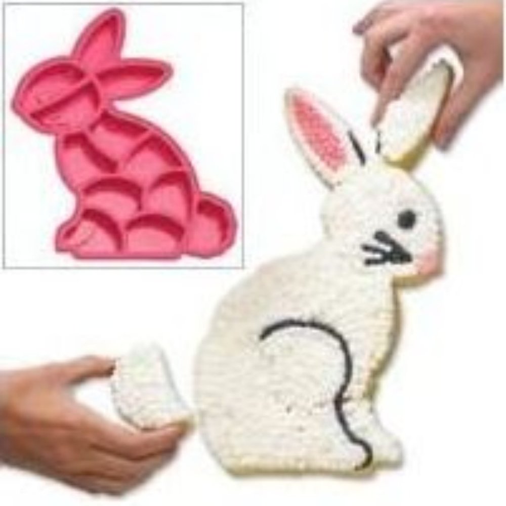 Silicone Pull Apart Bunny Rabbit Cake Pan